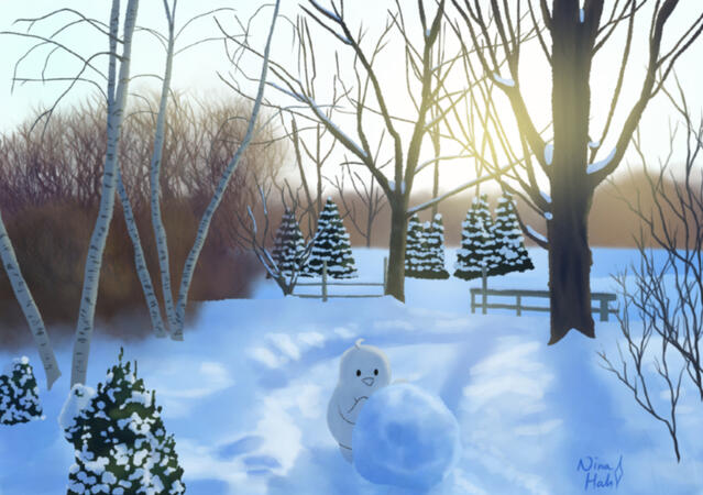 Nugget in winter Nugget in winter