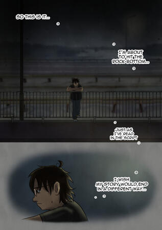 Never too Late 5th anniversary comic page 1